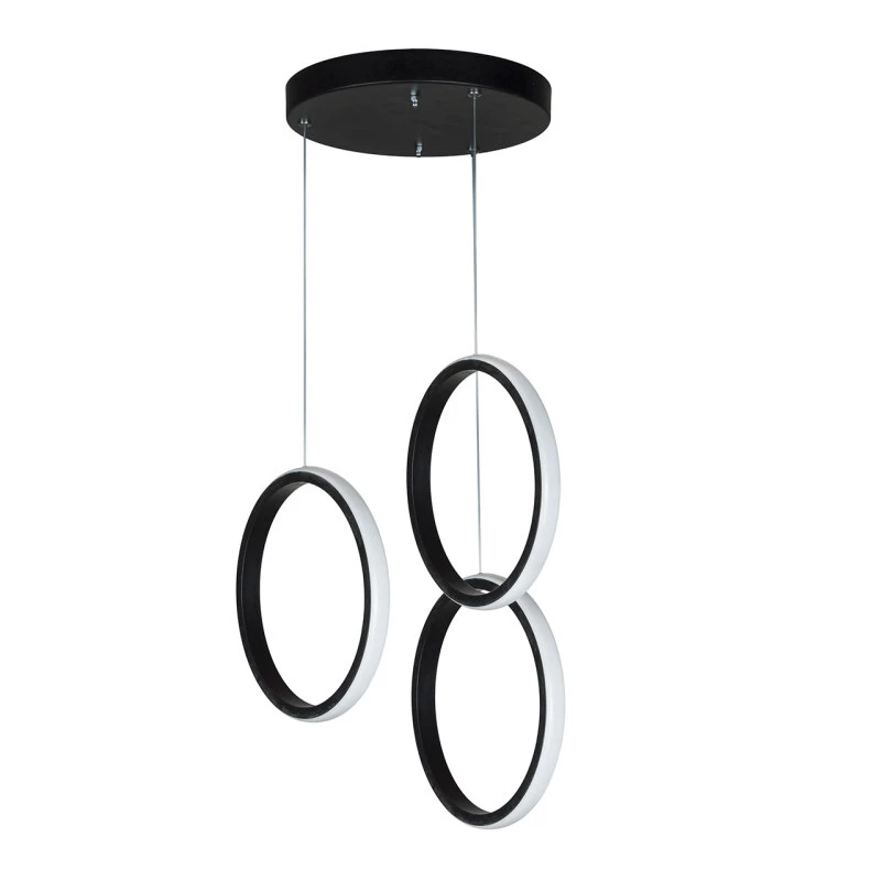 لوستر مدرن سقفی اتاق چشمه نور مدل L6369 مهتابی-سبز زیتونی