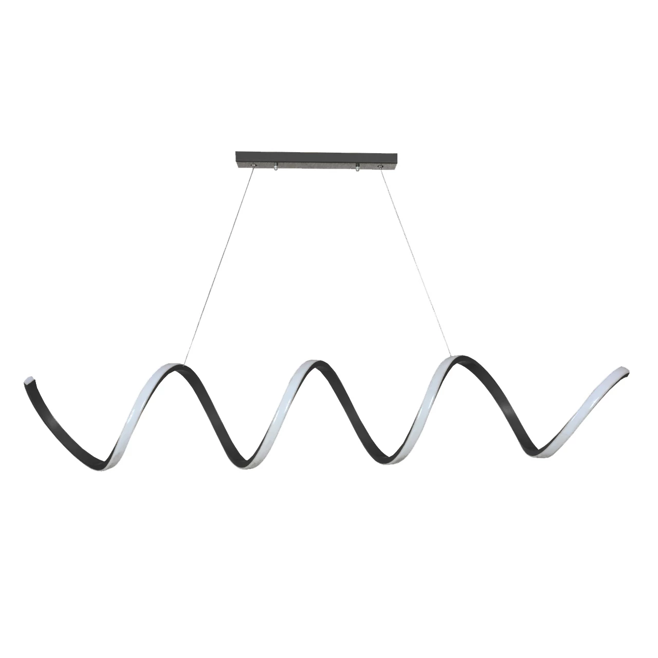 لوستر مدرن سقفی اتاق چشمه نور مدل A6315/1H ریموت دار-سبز زیتونی