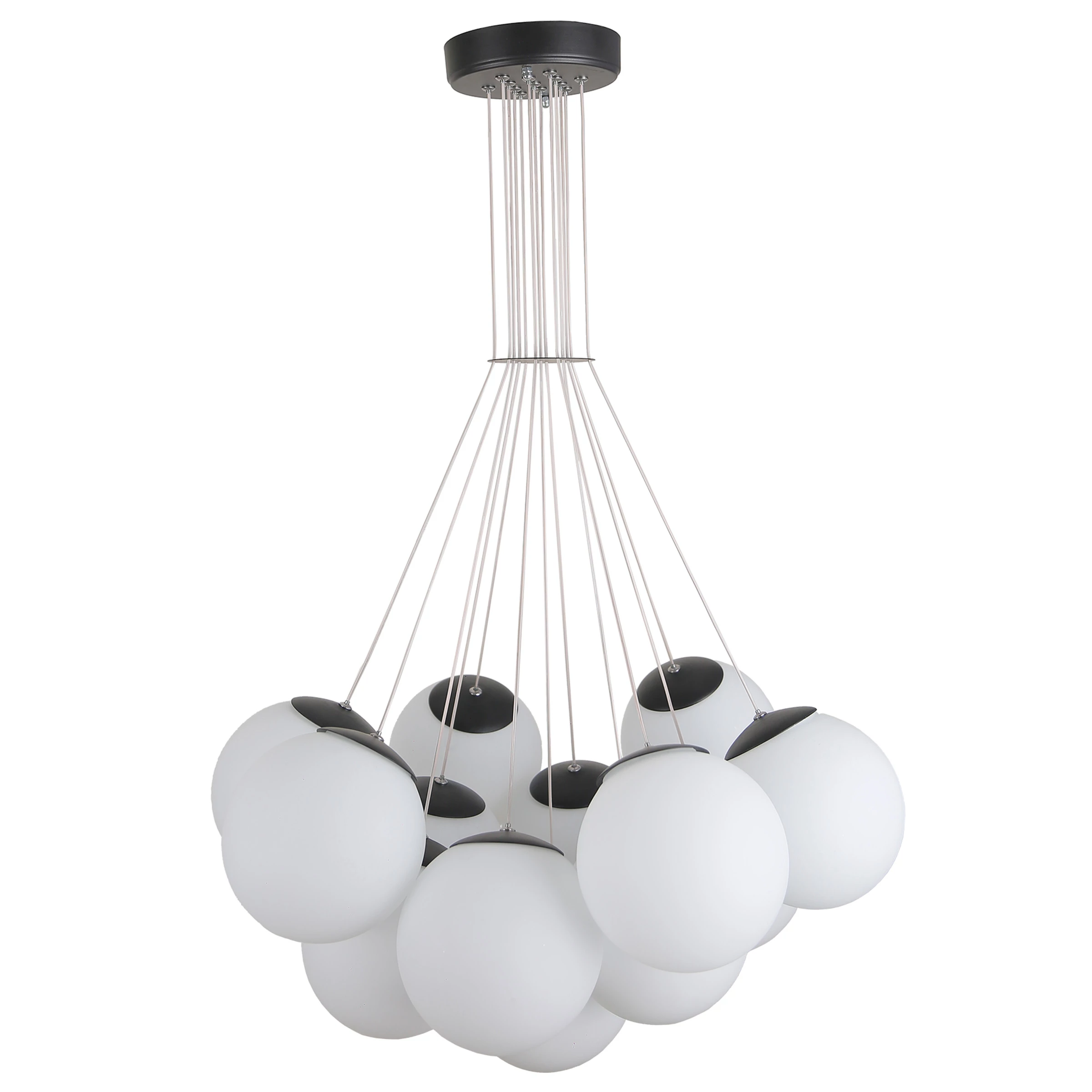 لوستر مدرن سقفی اتاق چشمه نور مدل A1224/13-سبز زیتونی