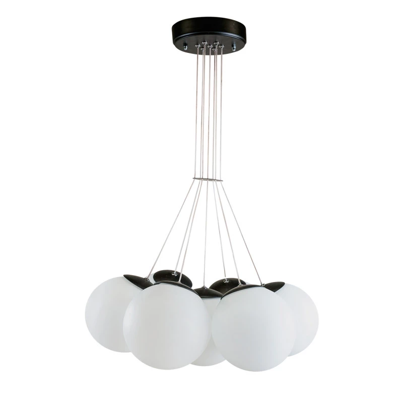 لوستر مدرن سقفی اتاق چشمه نور مدل A1224/7-سبز زیتونی