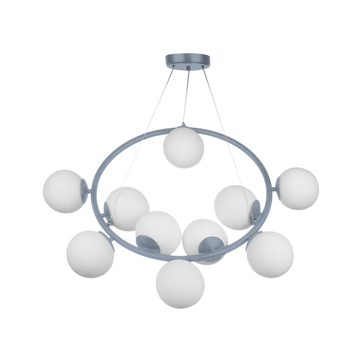 لوستر مدرن سقفی اتاق چشمه نور مدل A1249/10-طوسی