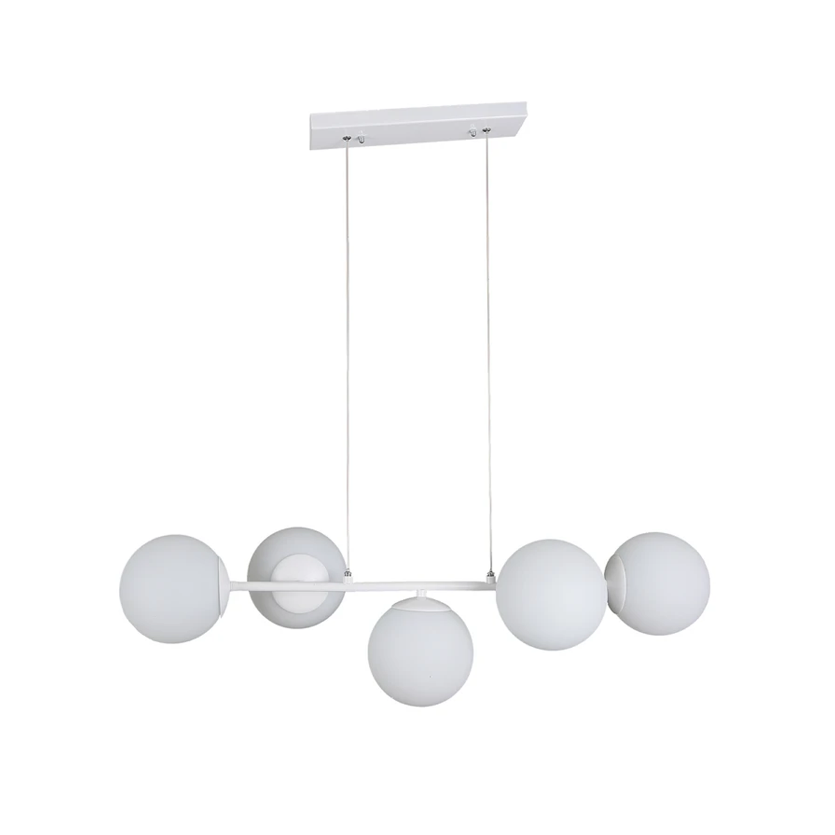 لوستر مدرن سقفی اتاق چشمه نور مدل A1230/5-سفید