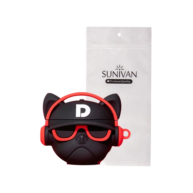 کاور سانیوان طرح سیلیکونی مدل بولداگ مناسب برای کیس اپل ایرپاد پرو-بنفش