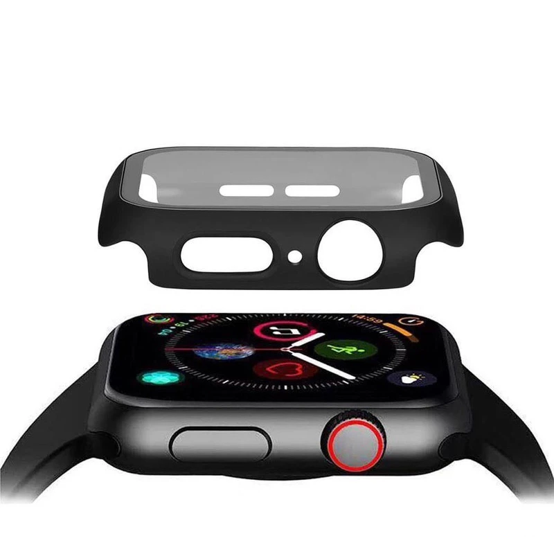 کاور اپل واچ سری 7 سایز 41 میلی متری مدل TGC-41MM به همراه محافظ صفحه نمایش-سفید