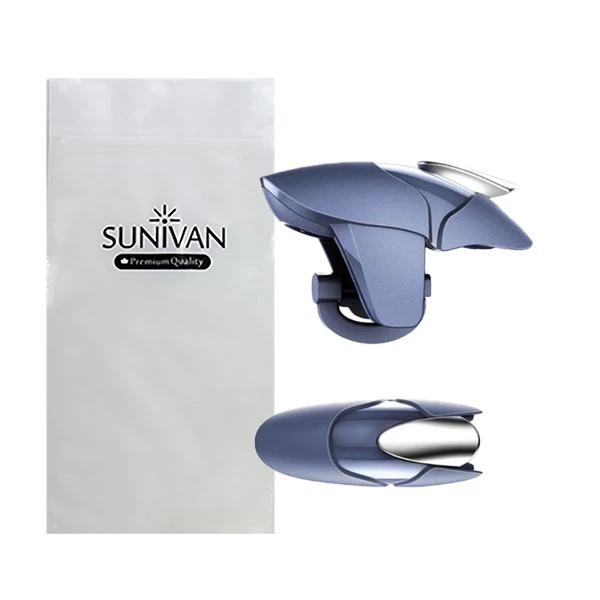 دسته بازی پابجی سانیوان مدل Shark-سرمه ای