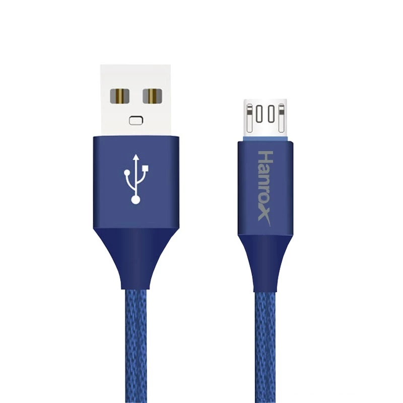 کابل Micro-USB هانروکس مدل M11 طول 1 متر-آبی