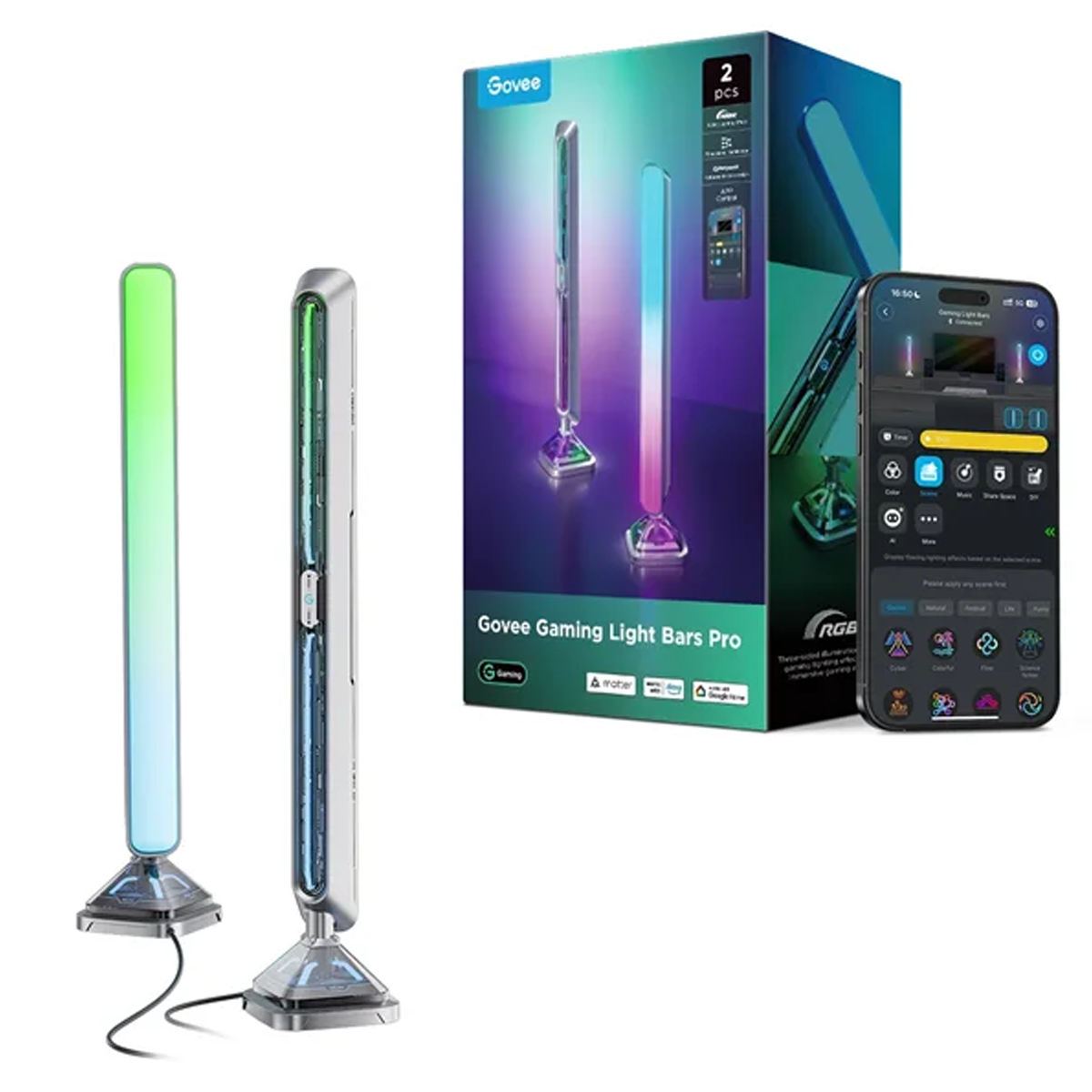 چراغ هوشمند گووی رومیزی گیمینگ مدل H8048 چراغ هوشمند گووی رومیزی گیمینگ مدل H8048