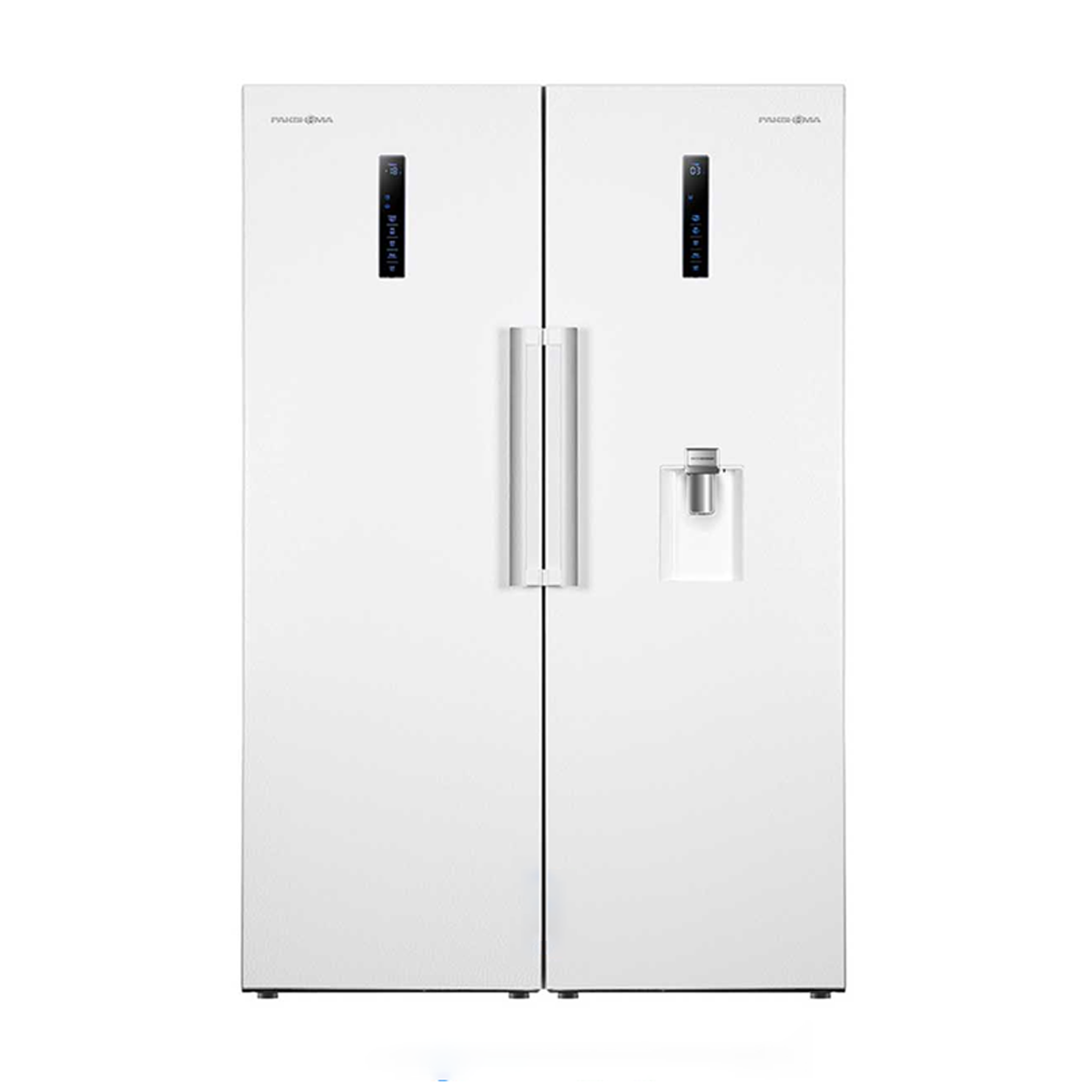 یخچال فریزر ساید بای ساید پاکشوما مدل  RTRA-RTFA۹۰۱iW (N۲) - کابین ساده و درب متالیک-سفید