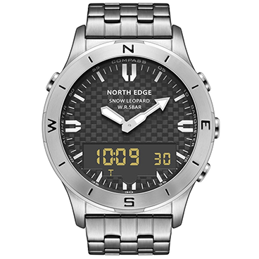 ساعت نورث ادج مدل Snow Leopard-نقره‌ای