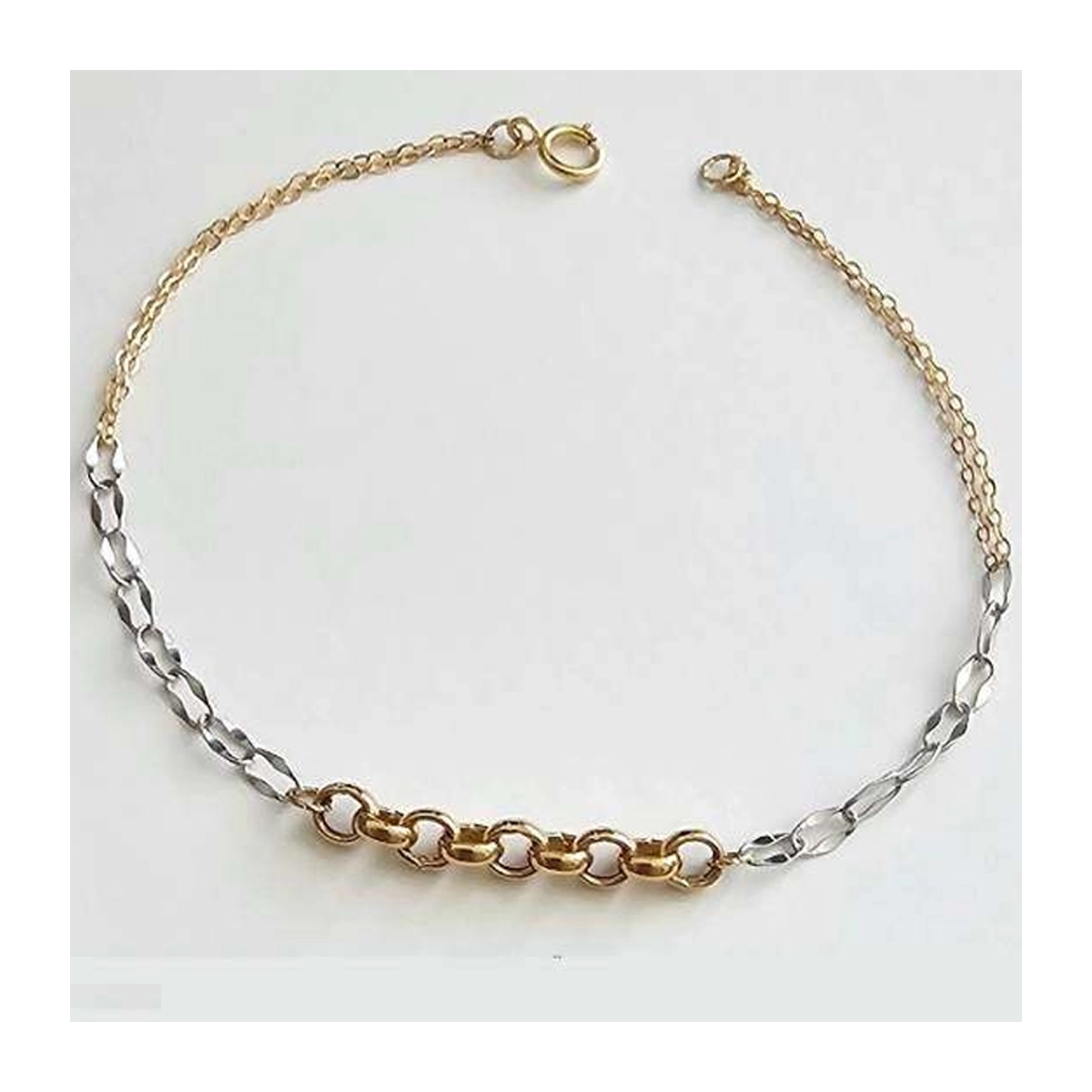 دستبند طلا زنانه اپال گلد مدل مینیمال رولو 0122-980