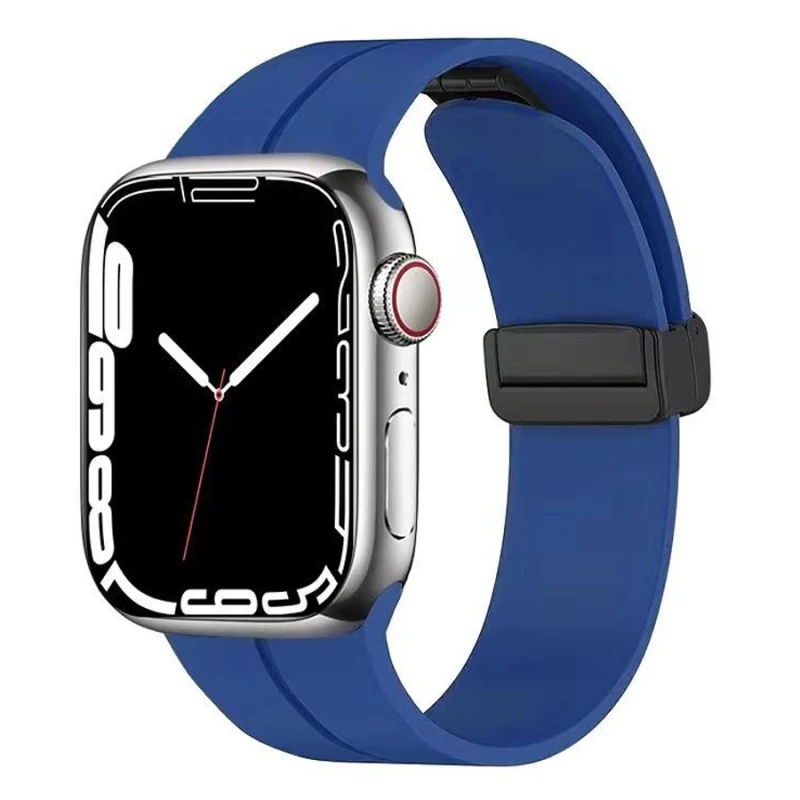 بند اپل واچ سری 1-2-3-4-5-6-7-8-SE-ULTRA سایز 42-44-45-49 میلی متری مدل مگنت5692-مشکی