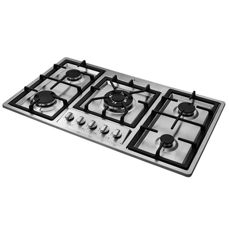 اجاق گاز صفحه‌ای 5 شعله اخوان مدل GI-135 NP-استیل