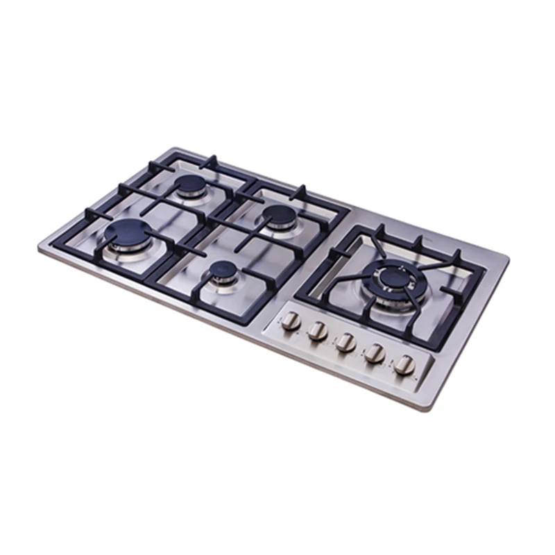 اجاق گاز صفحه‌ای 5 شعله اخوان مدل G135-S-استیل