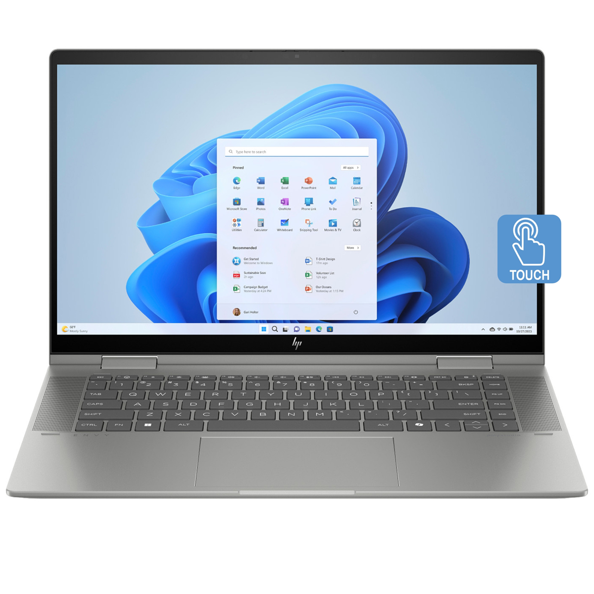 لپ تاپ اچ پی 15.6 اینچی مدل ENVY x360 15 FE1082wm Ultra 7 155U 16GB 1TB