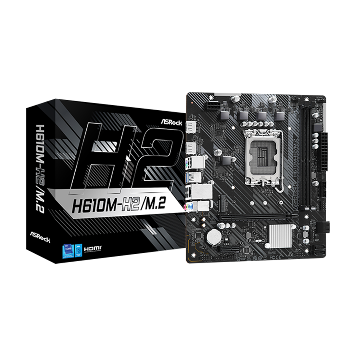 مادربرد ازراک مدل H610M-H2/M.2 DDR4