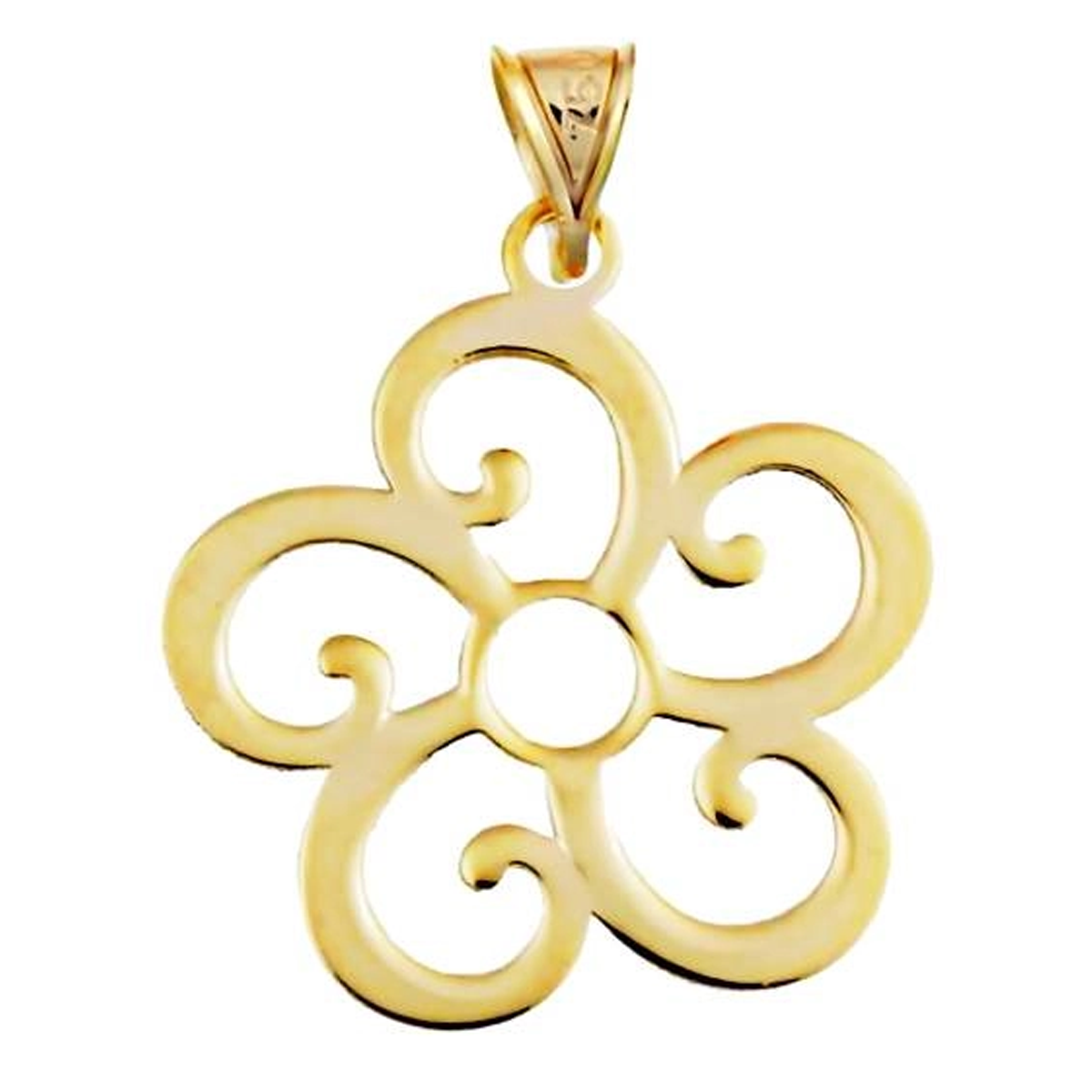 آویز طلا 18 عیار زنانه شمیم گلد گالری مدل A3353-0.32