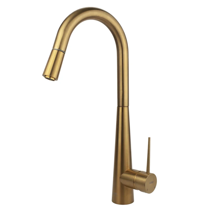 شیر آشپزخانه کسری مدل آتوسا کد 01-طلایی مات 