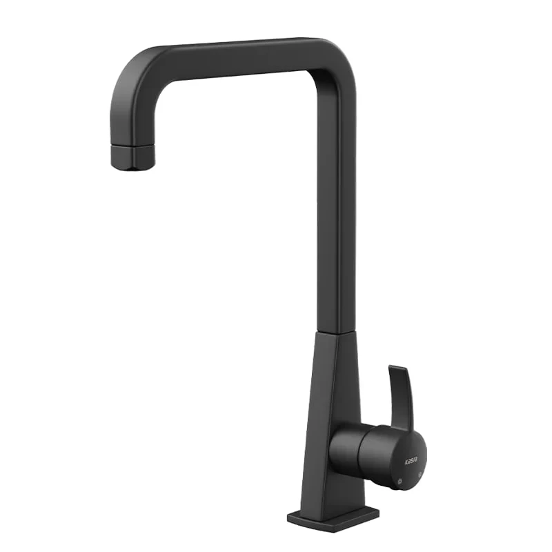 شیر آشپزخانه کسری مدل فیروزه-مشکی مات