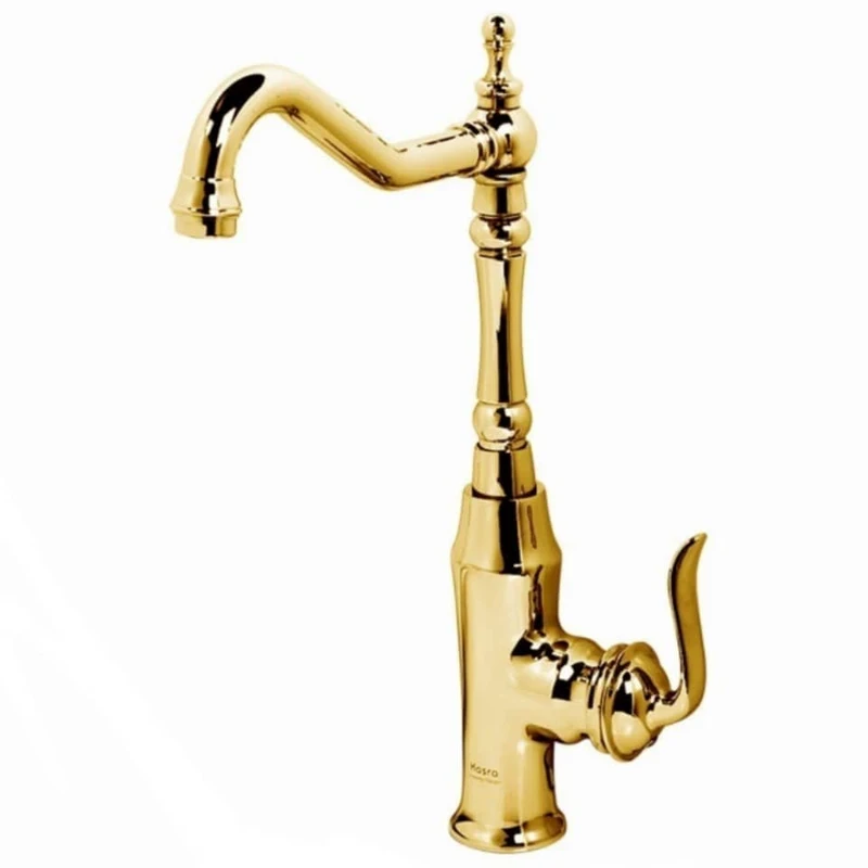 شیر آشپزخانه کسری مدل دانوب کلاسیک کد 03-طلایی