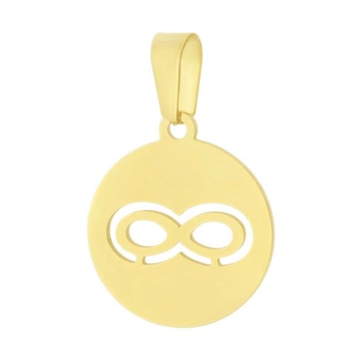 آویز طلا 18 عیار زنانه شمیم گلد گالری طرح بینهایت کد UN1496-300