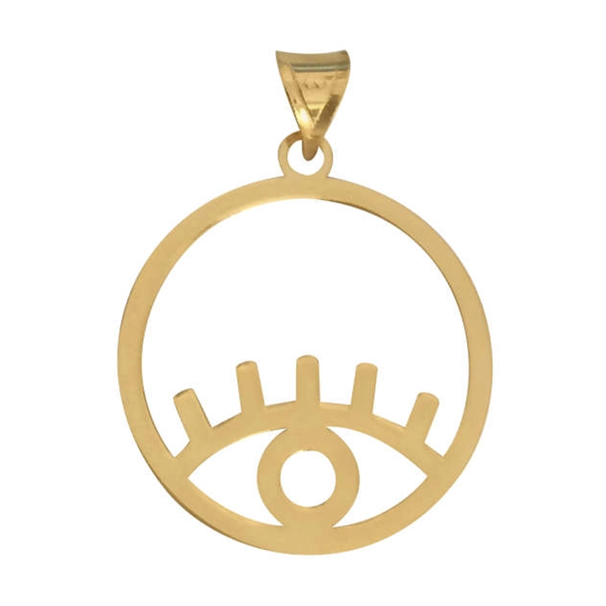 آویز طلا 18 عیار زنانه شمیم گلد گالری مدل 0928-0.30