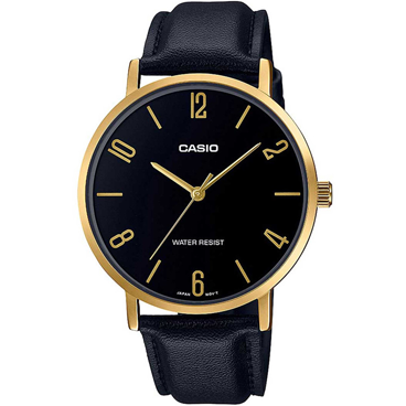 ساعت عقربه ای کاسیو مردانه مدل MTP-VT01GL-1B2UDF-طلایی