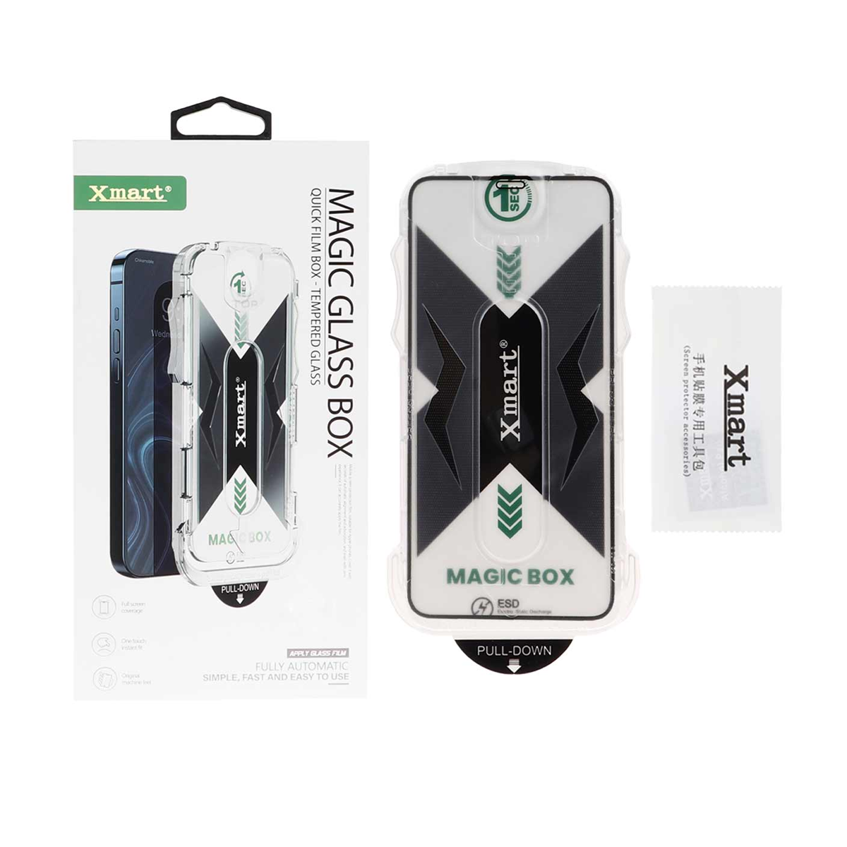 گلس گوشی اپل iPhone X ایکس مارت مدل Magic Box