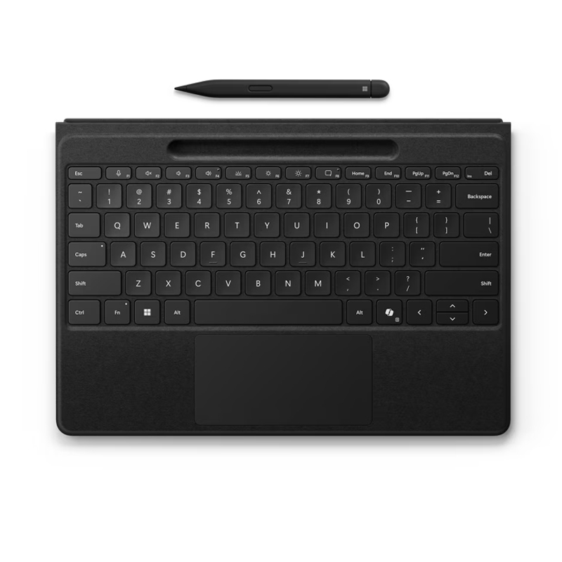 کیبورد بی سیم تبلت مایکروسافت سرفیس Pro 9 مدل Surface Pro Flex Keyboard with Slim Pen 2 به همراه قلم اسلیم 2 