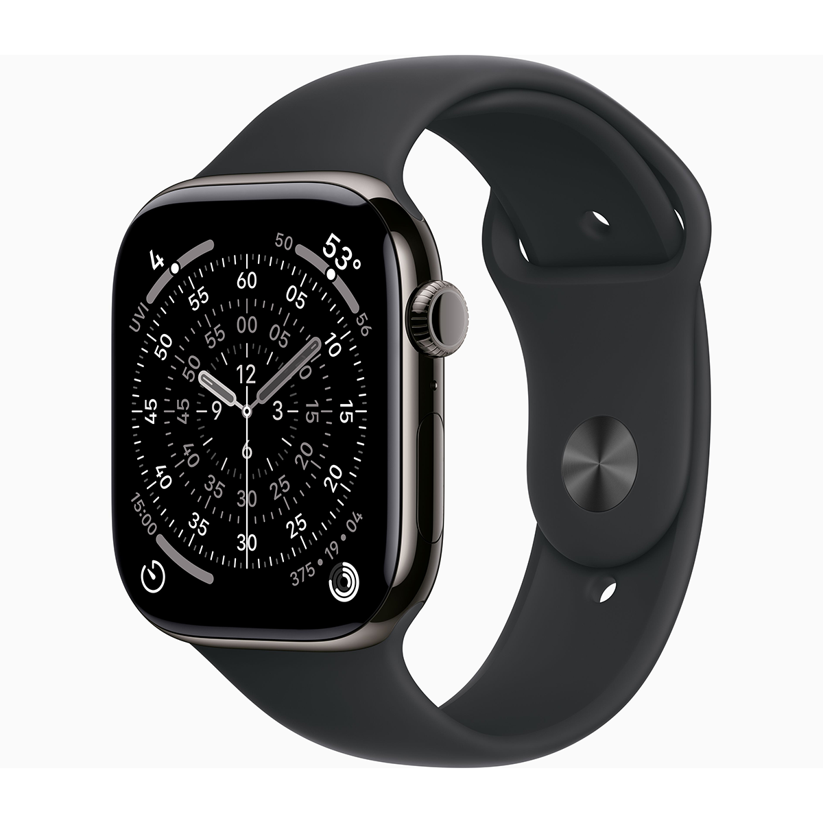 اپل واچ سری 11 تیتانیوم مدل 46 میلی متری GPS با بند Sport