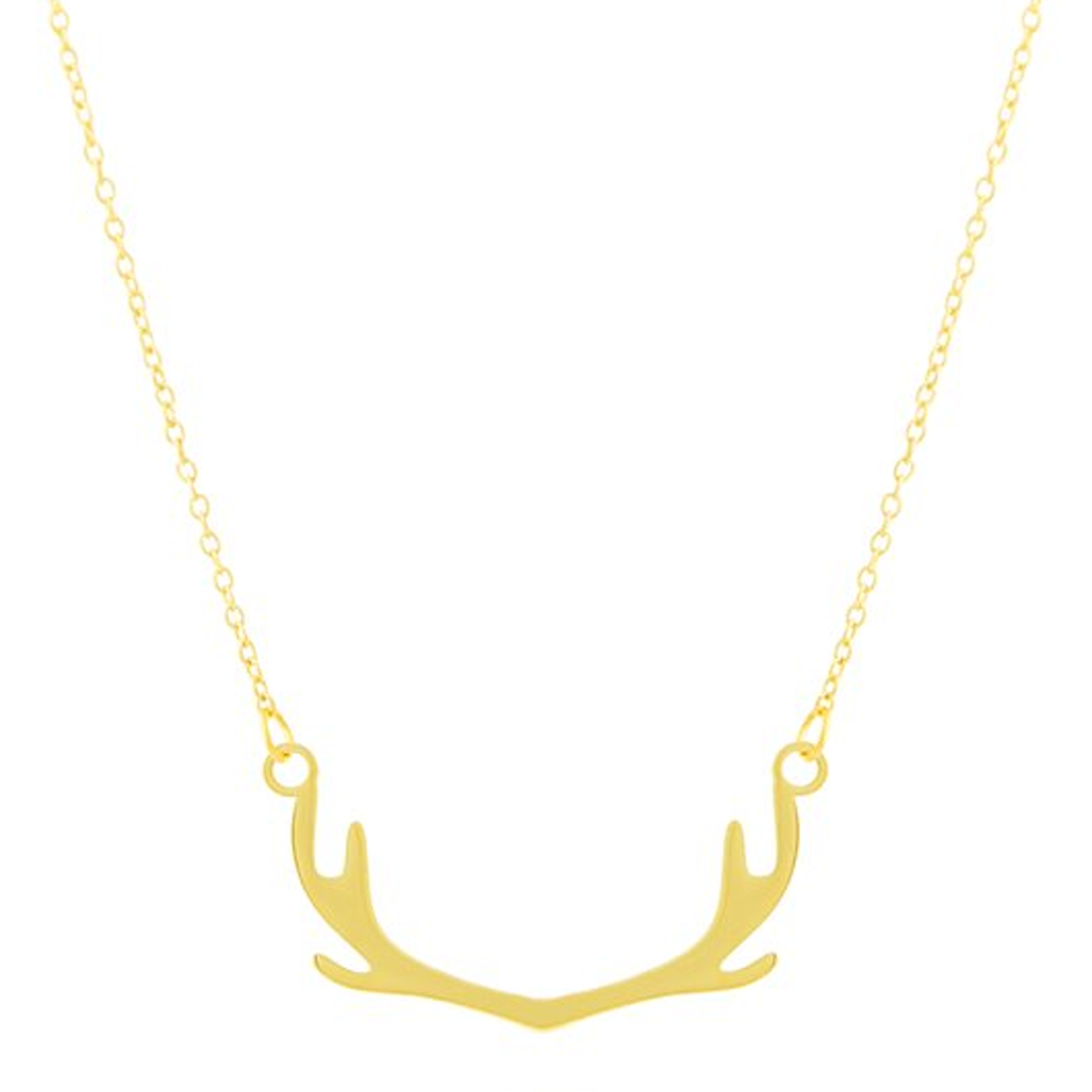 گردنبند طلا 18 عیار زنانه مدل شاخ گوزن کد NC917-1.54