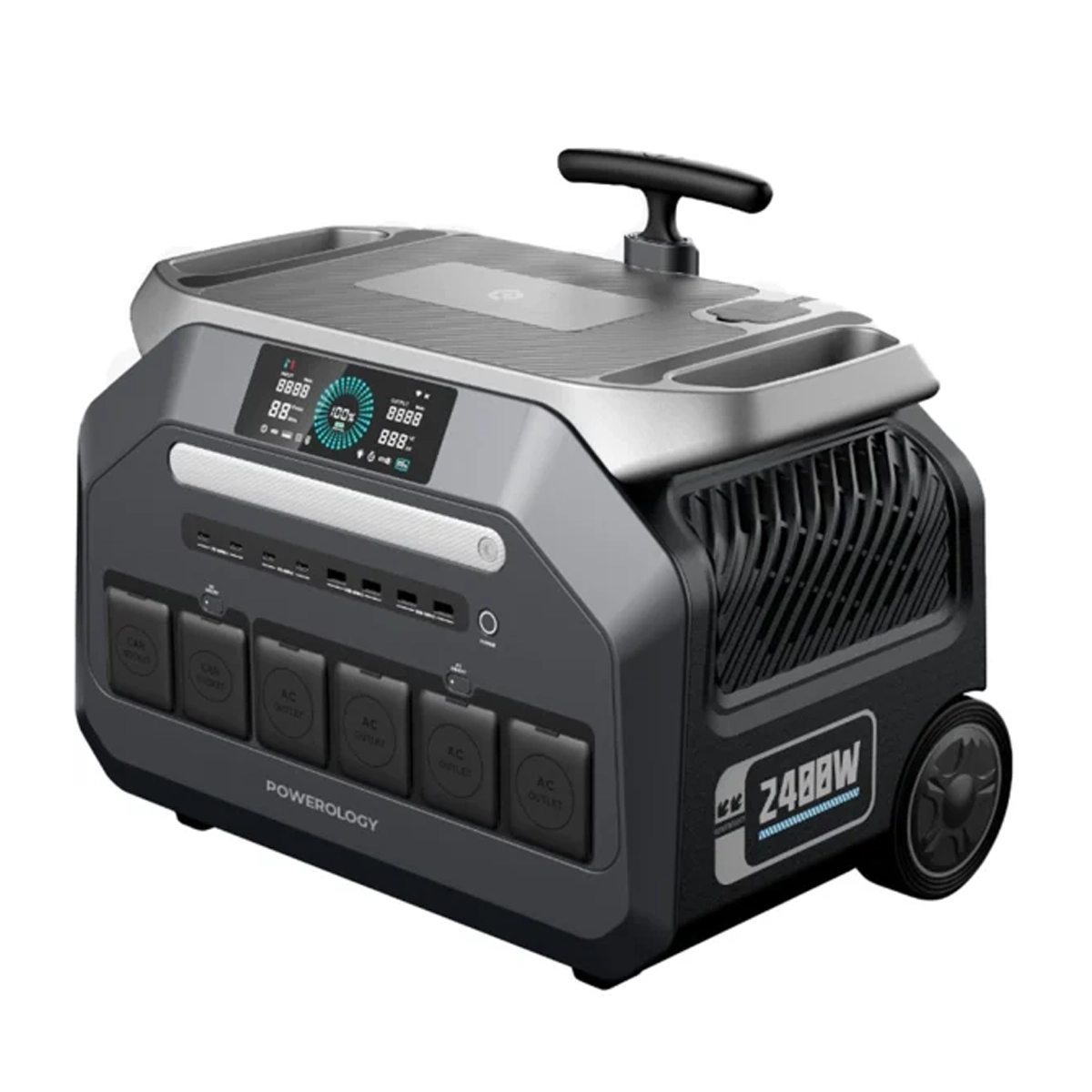 پاور استیشن پاورولوژی مدل Generator PPBCHA86 ظرفیت 640000 میلی آمپر ساعت