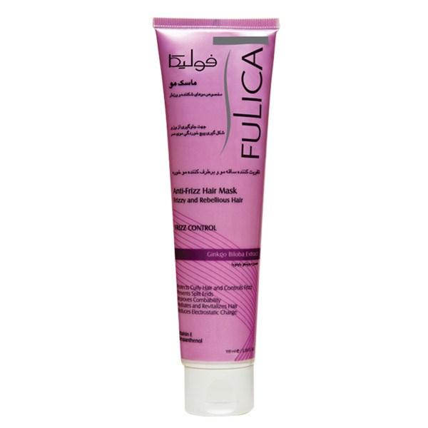 ماسک مو فولیکا مناسب موهای شکننده و وزدار حجم100 میلی لیتر-