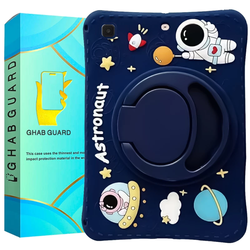 کاور تبلت سامسونگ Galaxy Tab T225 قاب گارد مدل FAZTAB به همراه بند آویز -سرمه‌ای