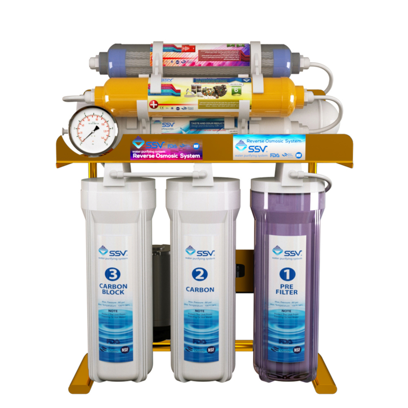 دستگاه تصفیه کننده آب اس اس وی مدل MaxGold 2W X800-سفید