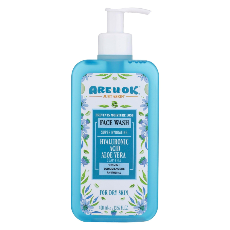 ژل شست و شوی صورت آریواکی مدل فوق آبرسان مناسب پوست های خشک حجم 400 میلی لیتر-