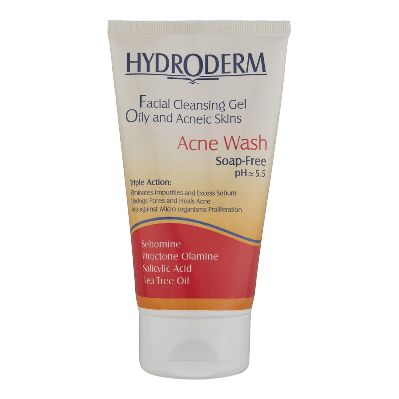 ژل شست و شو صورت هیدرودرم مدل Oily Skin وزن 150 گرم-