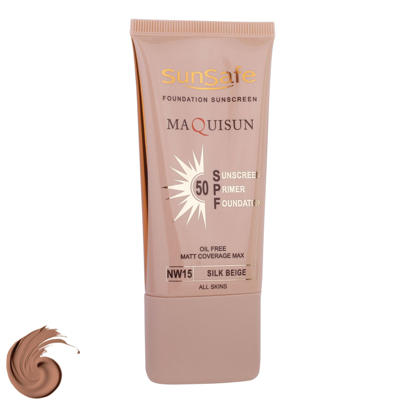 کرم ضدآفتاب رنگی سان سیف مدل NW15 مقدار 40 گرم-