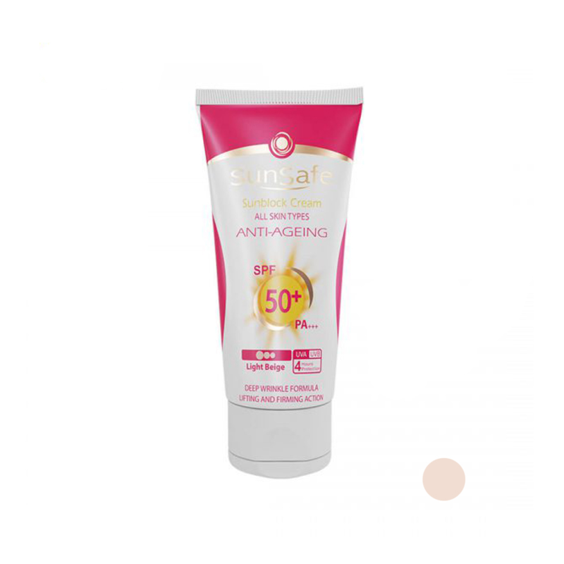 کرم ضد آفتاب سان سیف مدل anti ageing حجم 50 میلی لیتر-