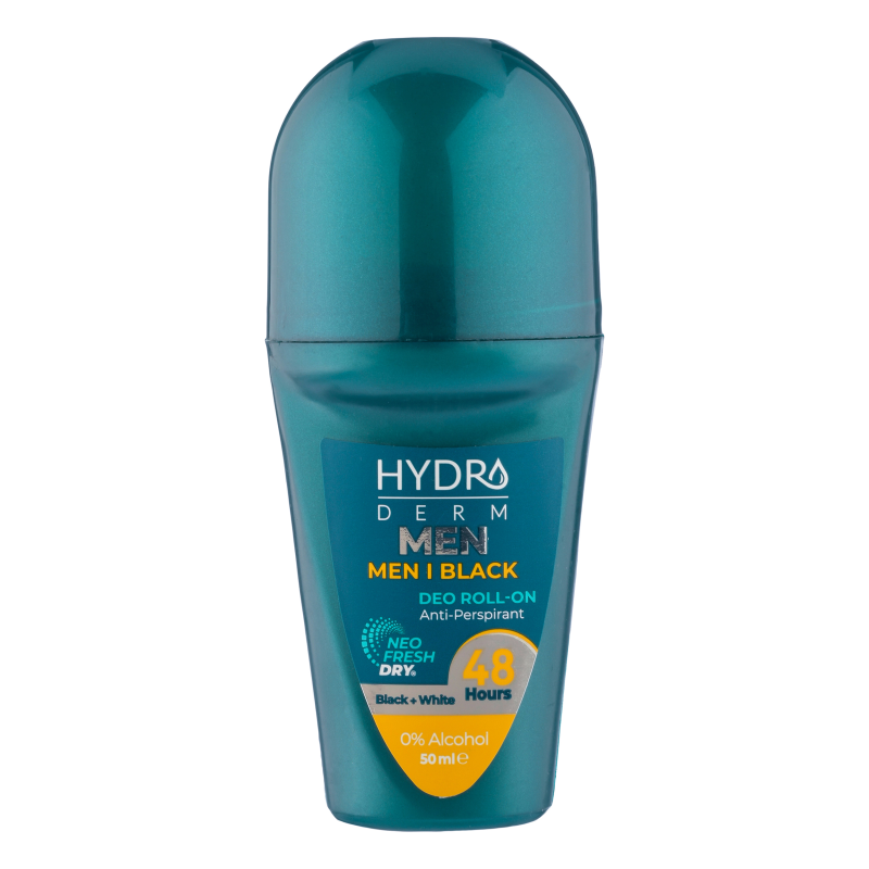 رول ضد تعریق مردانه هیدرودرم مدل Black حجم 50 میلی لیتر- رول ضد تعریق مردانه هیدرودرم مدل Black حجم 50 میلی لیتر-
