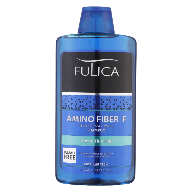 شامپو تقویت کننده مو فولیکا مدل Amino Fiber مناسب موهای نازک حجم 400 میلی لیتر-