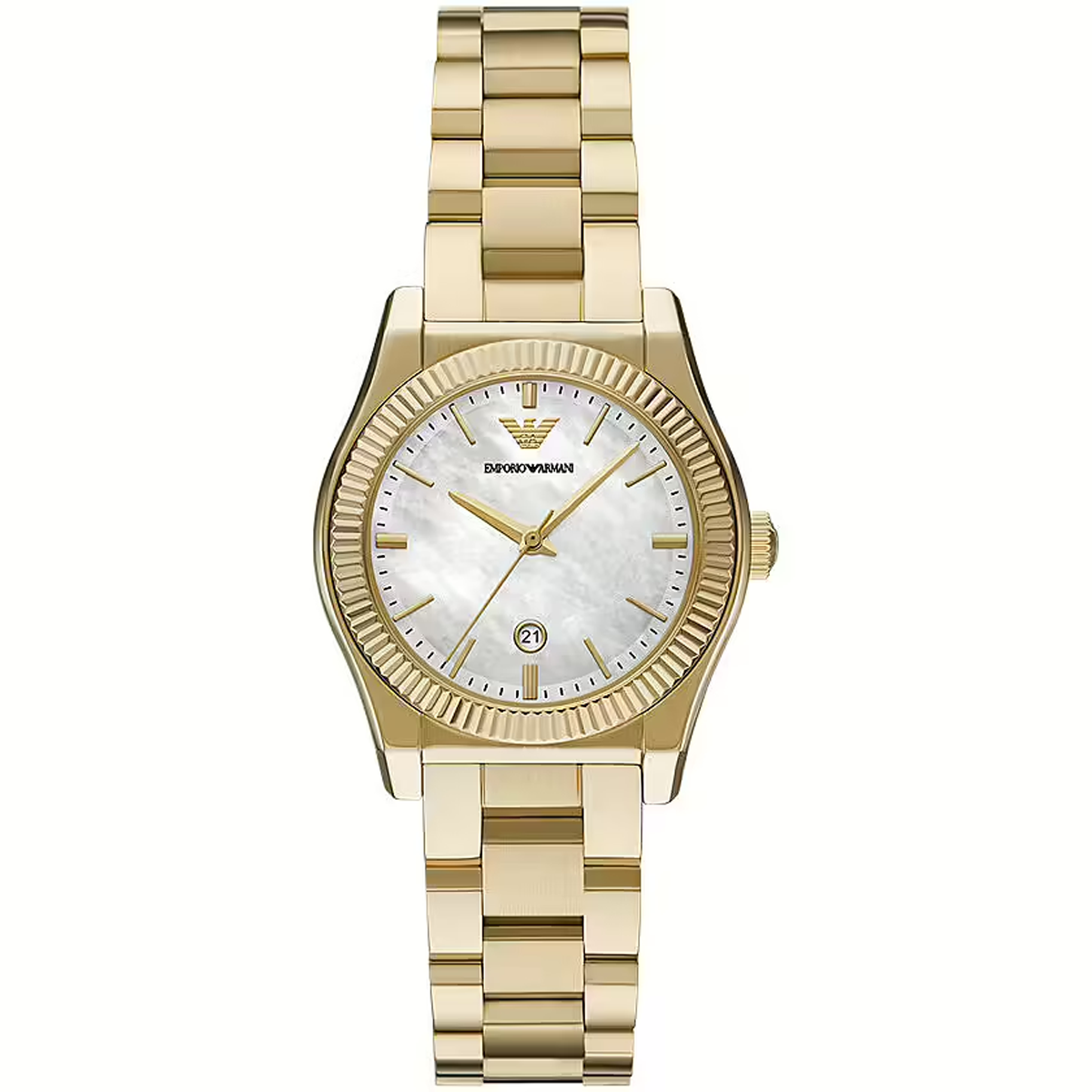 ساعت مچی عقربه ای زنانه امپریو آرمانی مدل AR11657-طلایی