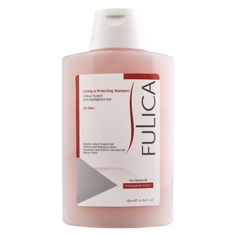 شامپو مو فولیکا مدل Caring And Protecting مخصوص موهای رنگ شده حجم 200 میلی لیتر-