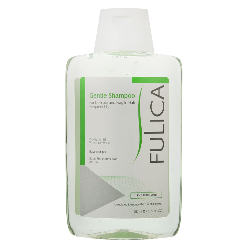 شامپو ملایم فولیکا جهت مصرف روزانه مخصوص موهای حساس و شکننده حجم 200 میلی لیتر-