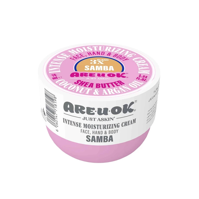 کرم مرطوب کننده آریواوکی مدل samba حجم 75 میلی لیتر-