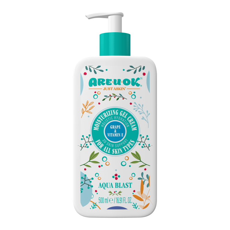 ژل آبرسان آریواوکی مدل Grape And Vitamin E حجم 500 میلی لیتر-