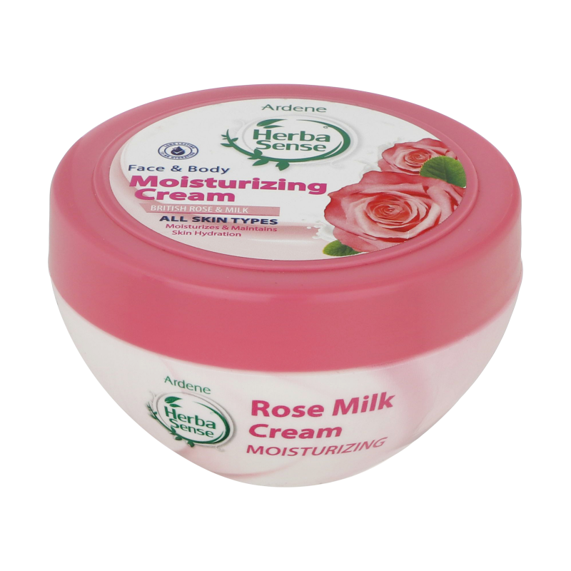 کرم مرطوب کننده آردن هرباسنس مدل British Rose - Milk وزن 150 گرم-