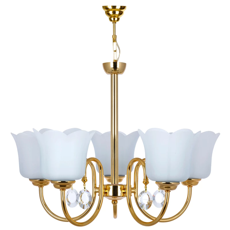 لوستر 5 شعله چشمه نور کد A856-5-O-کروم