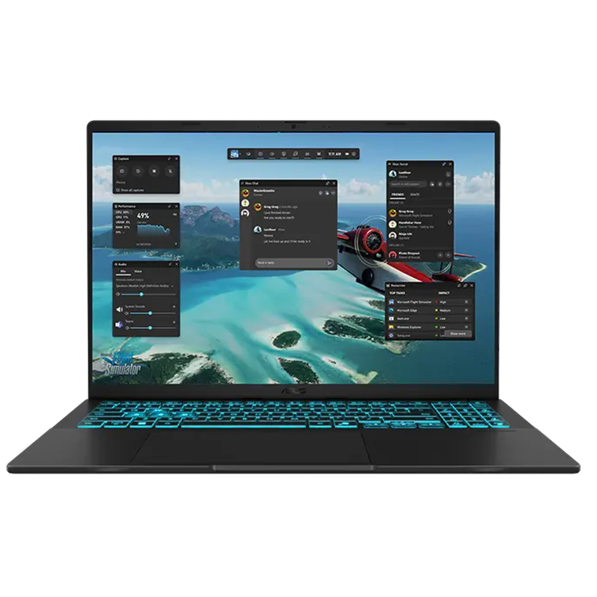 لپ تاپ ایسوس 16 اینچی مدل V16 V3607VH Core 7 240H 16GB 1TB RTX 5050