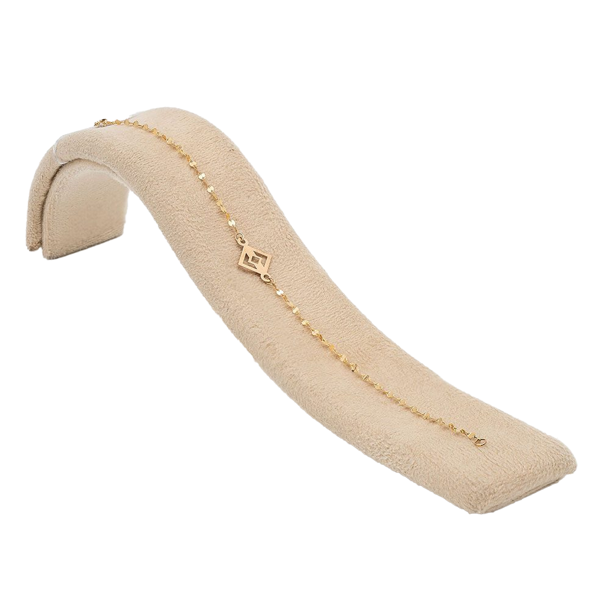 دستبند طلا زنانه گالری طلا عرفان مدل لیزری کد 4621-0.52