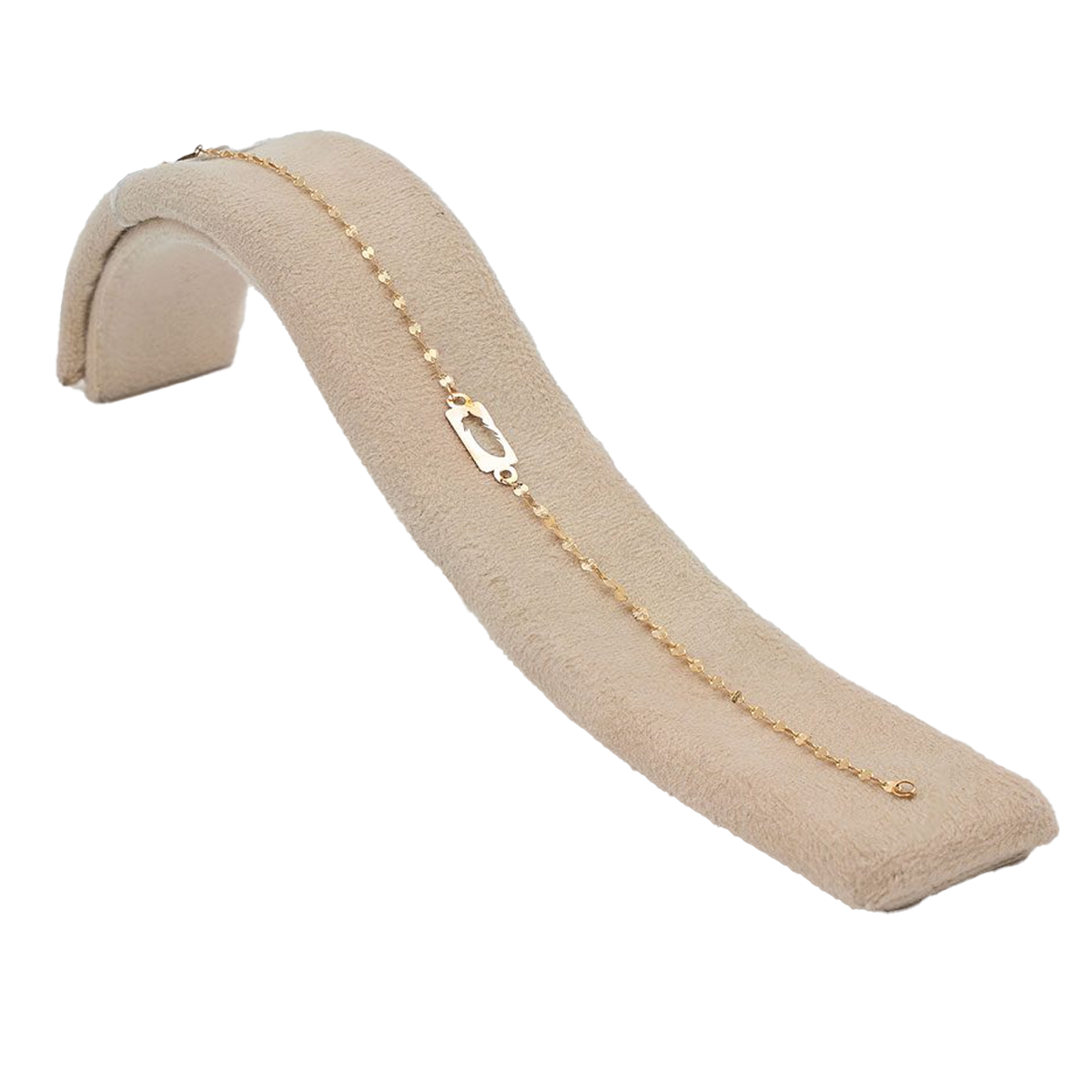 دستبند طلا زنانه گالری طلا عرفان مدل لیزری کد 4625-0.50